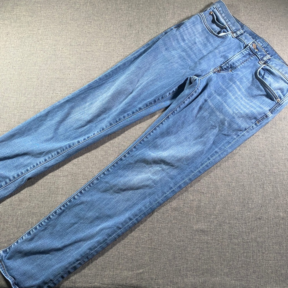 Banana Republic Traveler Slim Fit Jeans Mens 32x32 Light Wash Denim Pants